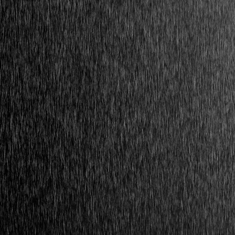 ソリューションブラック Metal Laminate 717 Black Brushed Aluminum, 48