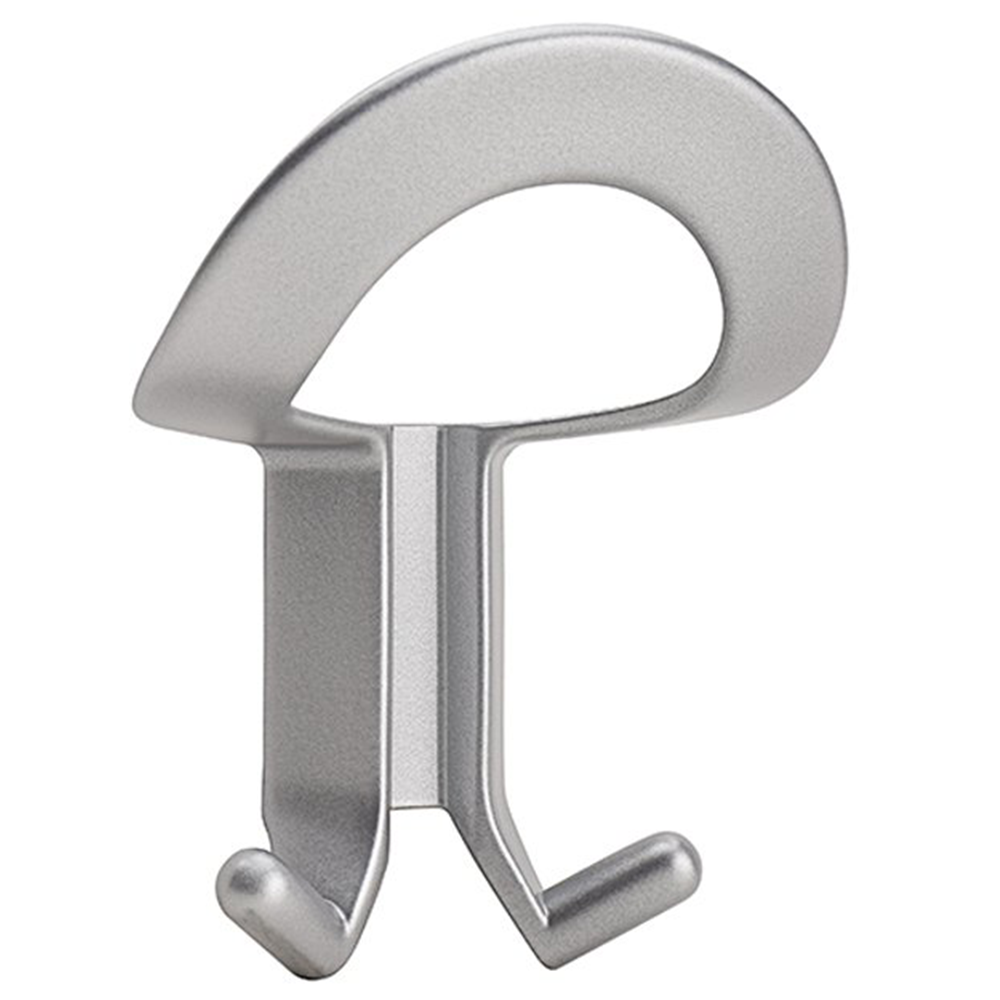 CH1 Hook and Loop Coat Hook, Metallic Silver | Würth Louis & Company