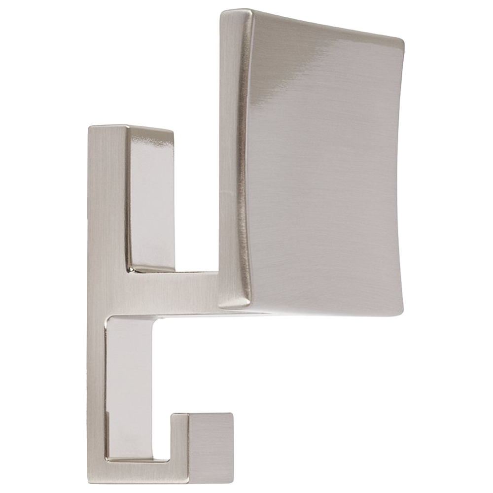 CH53 Square Plate Coat Hook, Satin Nickel | Würth Louis & Company