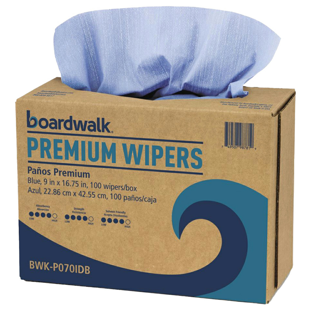 Boardwalk Premium Wiper, Blue, 9