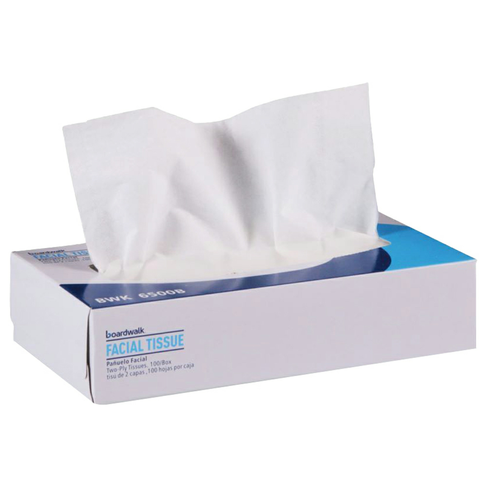 Boardwalk 2-Ply Office Pack Facial Tissue, White (30 Box/Case