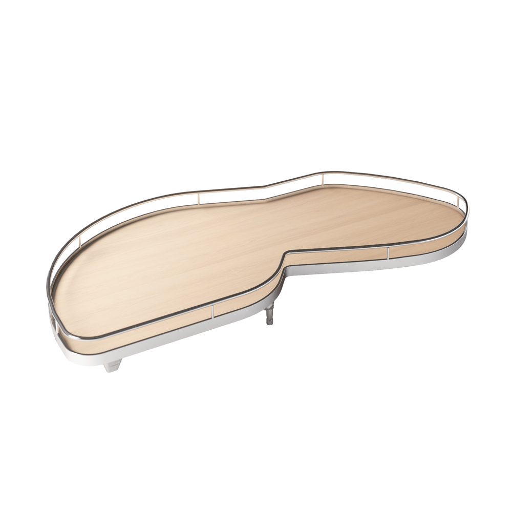 LeMans II 2-Tray Right Swinging Shelf Kit with Soft-Close/Arena