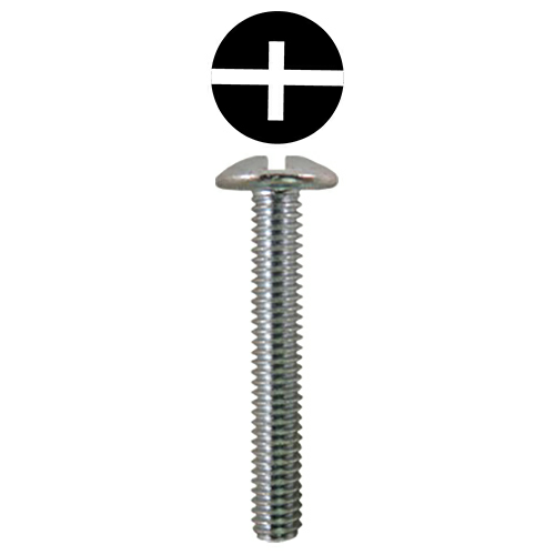Cosmas Cabinet Machine Screws - 1-3/4 Inch Truss Head 8-32 Thread 20-Pack Hardware