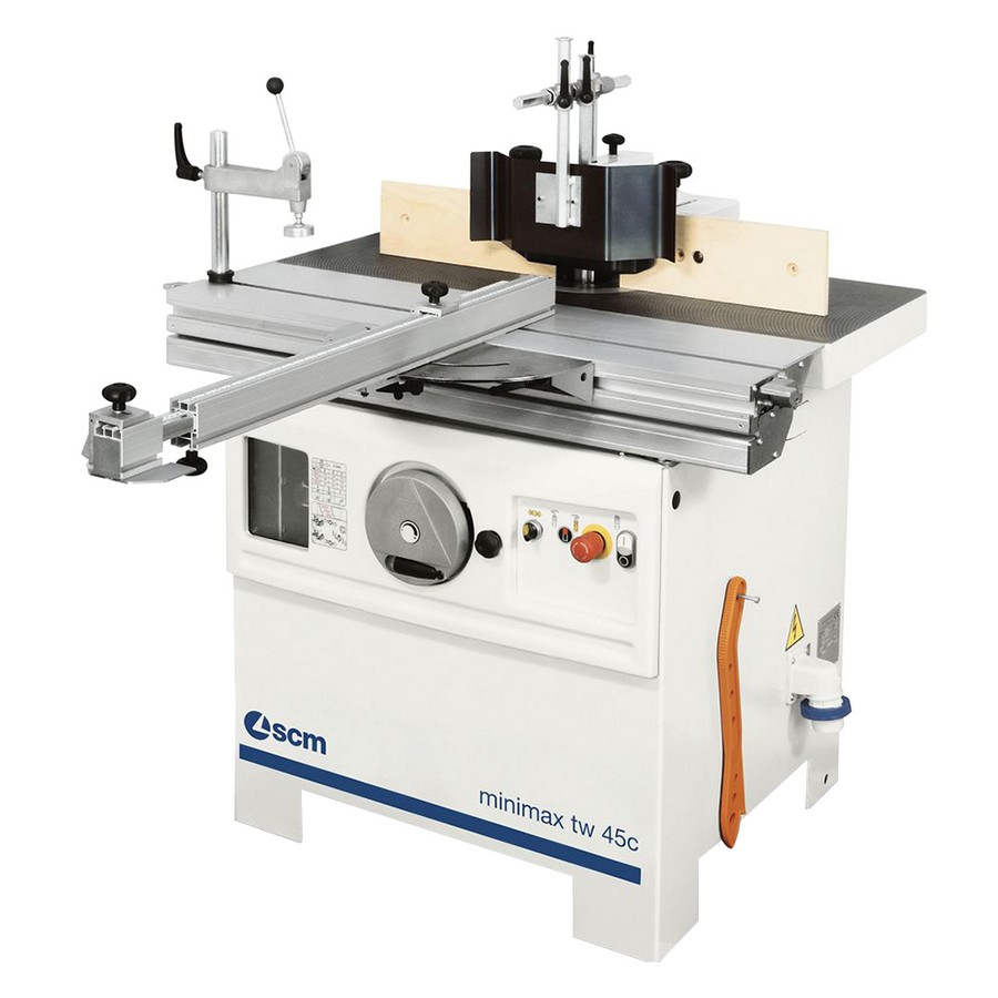 SCM Minimaxc TW 45C Spindle Shaper with Sliding Table and Fixed