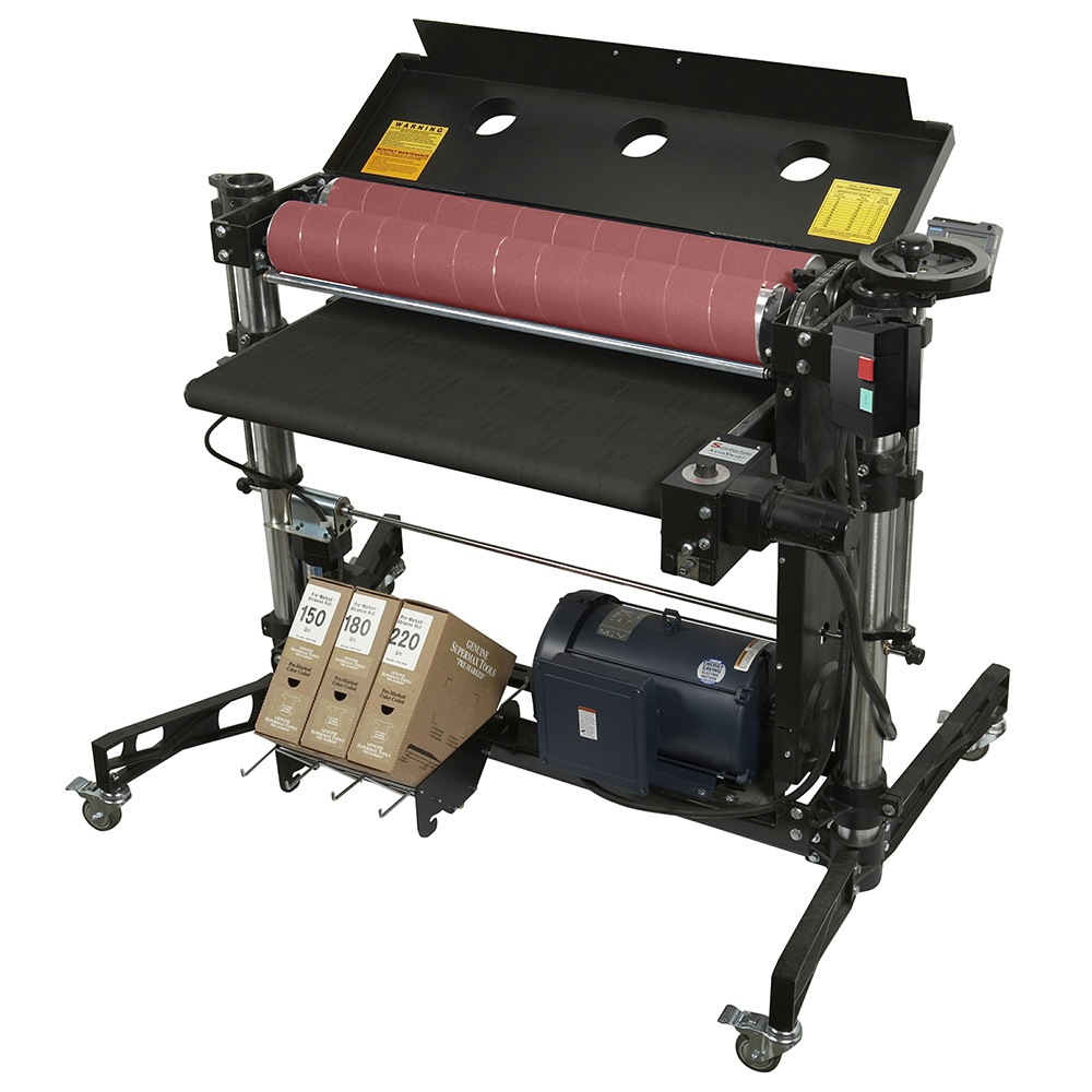 Supermax 37x2 double drum sander discount